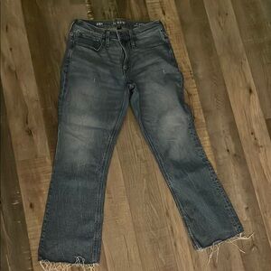 Stylish J. Crew Denim Boot Crop Jeans